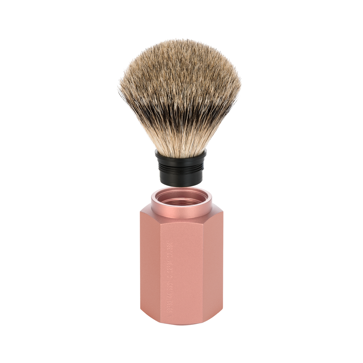 Shaving Brush Hexagon Silvertip Badger Sunrise