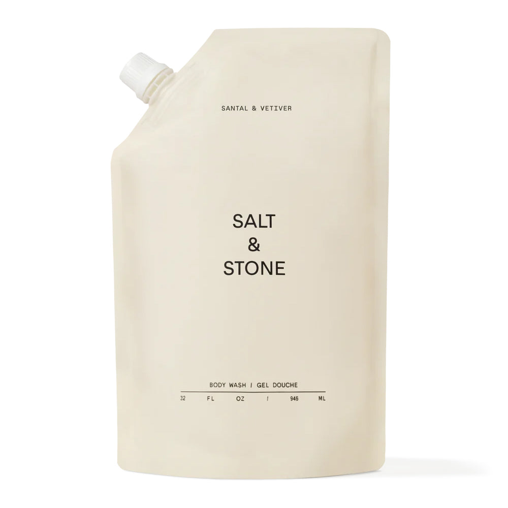 Salt & Stone Body Wash - Santal & Vetiver 946 ml (refill)