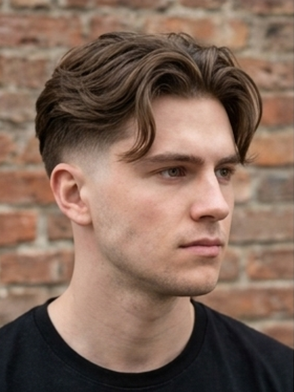 Curly curtains bij een man met krullend haar