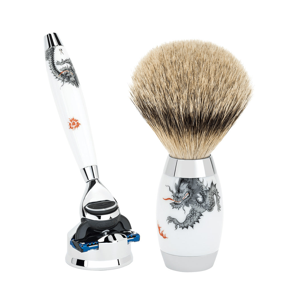 Shaving Set Meissen Porcelain & Dashaar