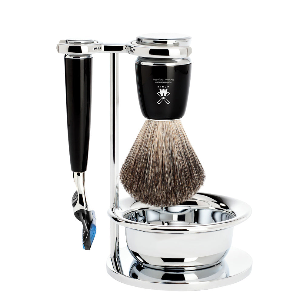Mühle Rytmo Fusion Shaving Set 4-Piece - Black