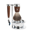 Shaving Set Rytmo 4-Piece - Ash Wood