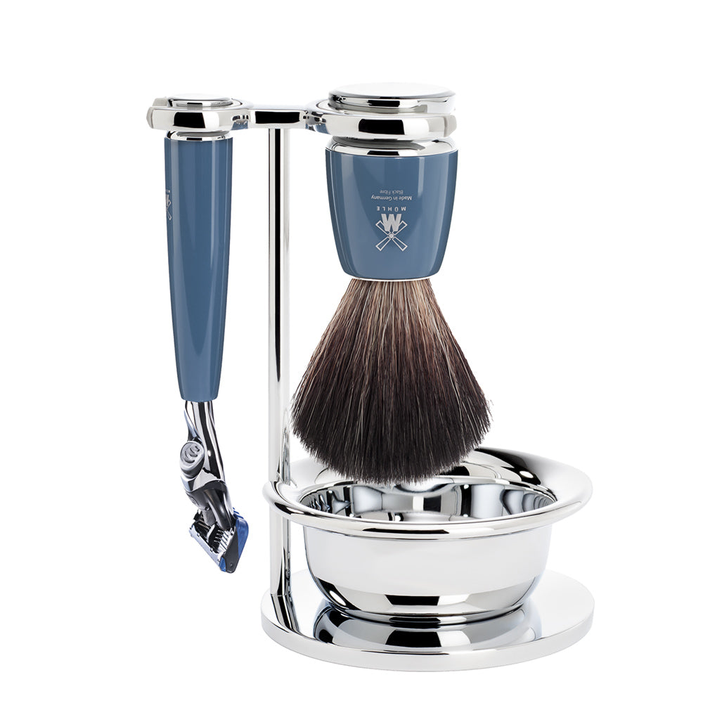 Shaving Set Rytmo 4-Piece - Petrol