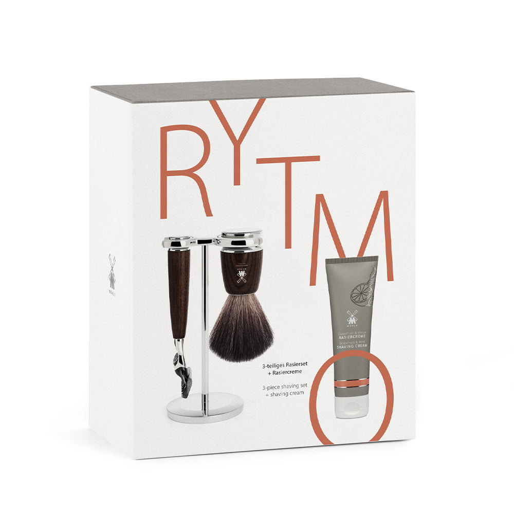 Gift Set 2-Piece - Grapefruit & Mint - Walnut - Synthetic Hair