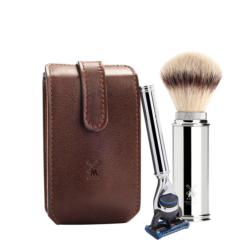 Shaving Set Brown