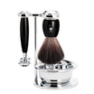 Shaving Set Vivo 4-Piece - Black