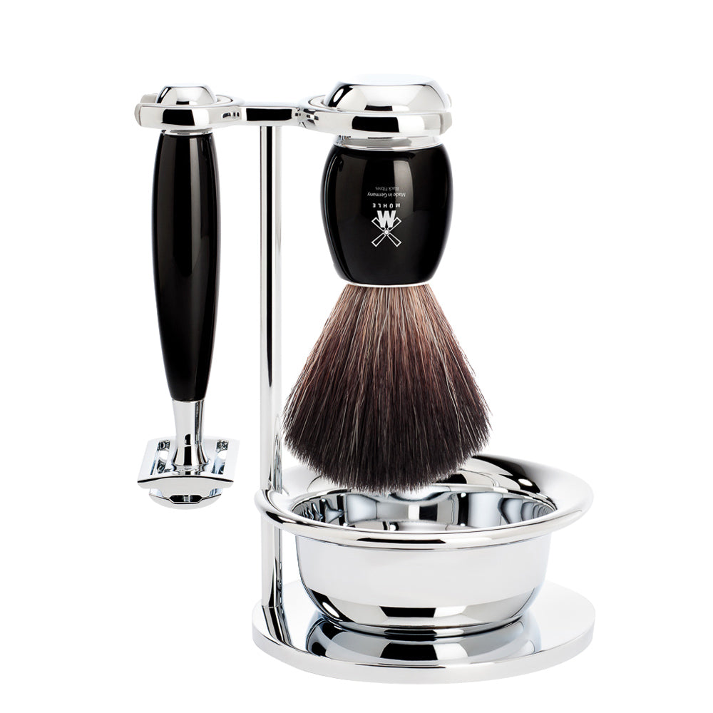 Shaving Set Vivo 4-Piece - Black