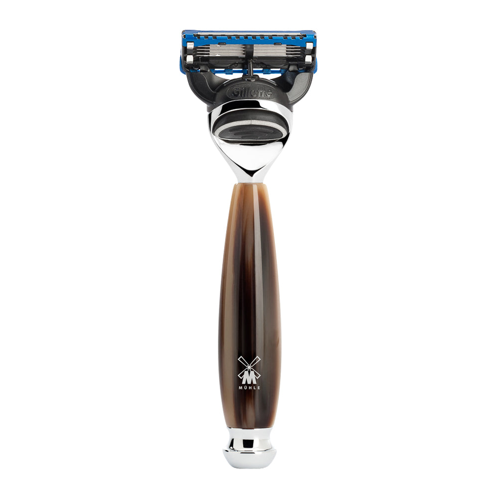 Shaving Set Vivo 4-Piece - Horn Brown
