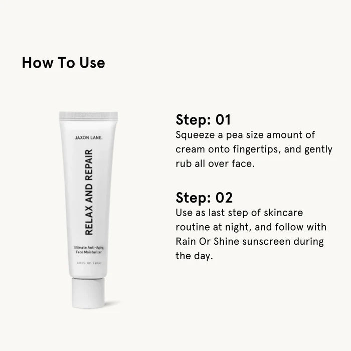 Relax And Repair – Ultimate Anti-Aging Face Moisturizer