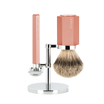 Shaving Set Hexagon Sunrise met Silvertip Badger Shaving Brush
