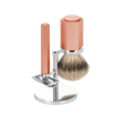 Shaving Set Hexagon Sunrise met Silvertip Badger Shaving Brush