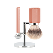 Shaving Set Hexagon Sunrise met Silvertip Fibre® Shaving Brush