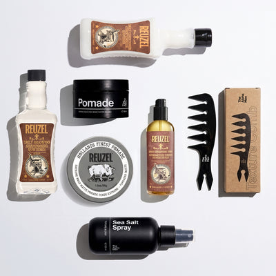 Afbeelding van Slick Back Middle Part Signature Kit