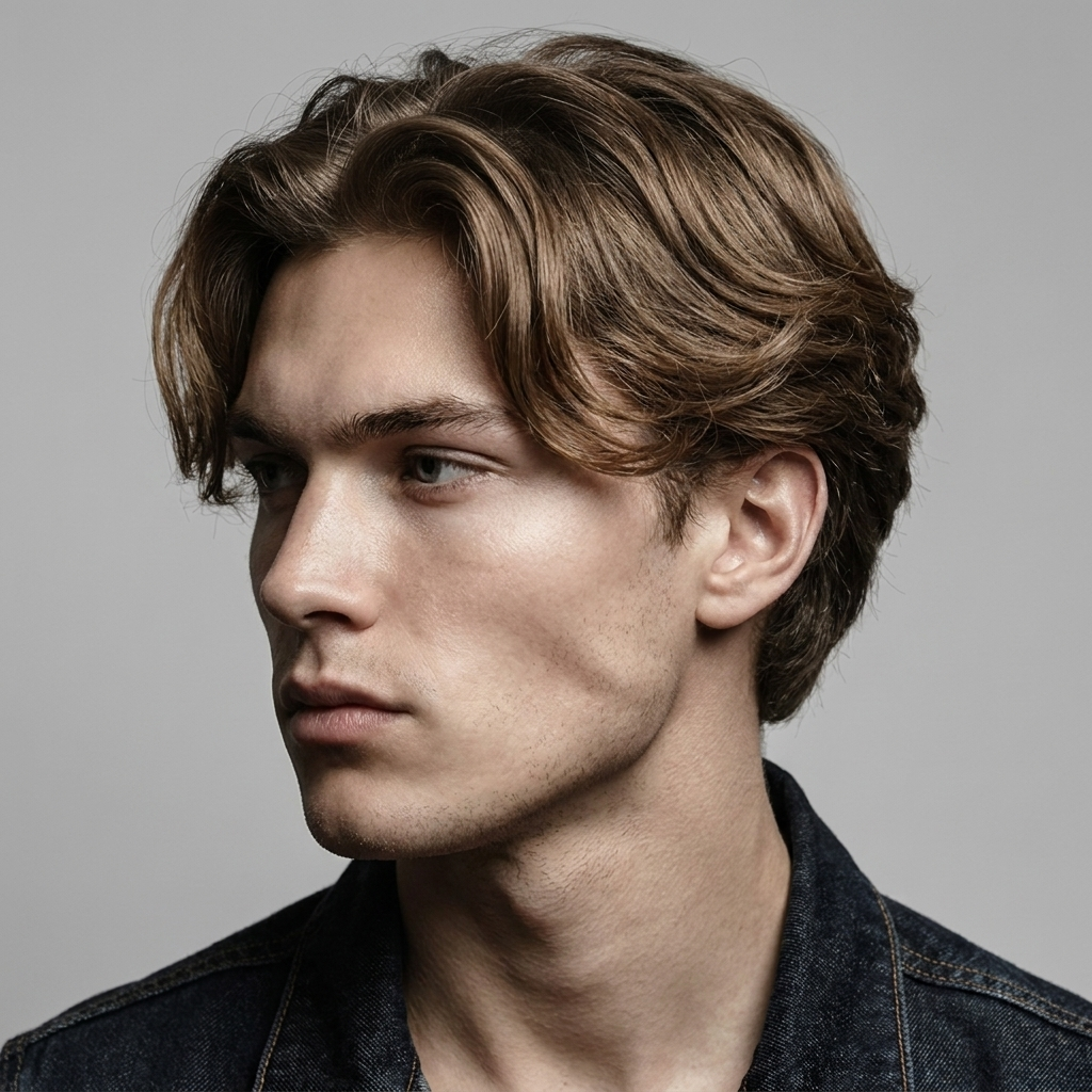 The Alpha Men Curtains Hairstyle Signature