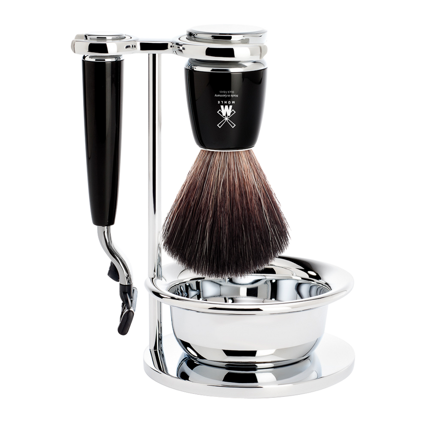 Shaving Set Rytmo 4-Piece - Black