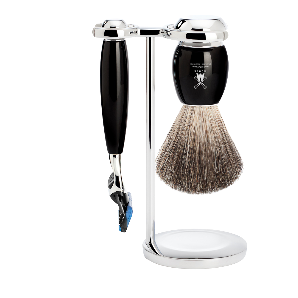 Mühle Vivo Fusion Shaving Set 3-Piece - Black