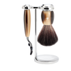 Shaving Set Vivo 3-Piece - Horn Brown