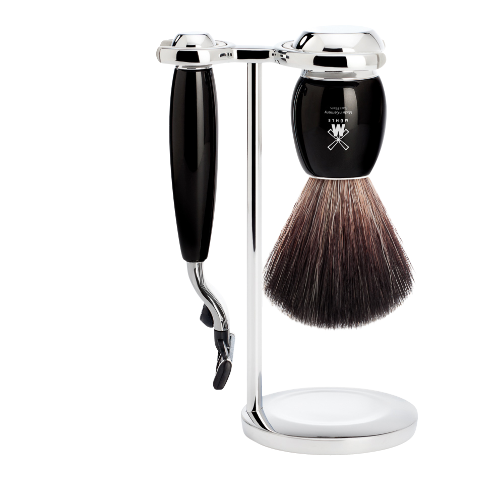 Shaving Set Vivo 3-Piece - Black
