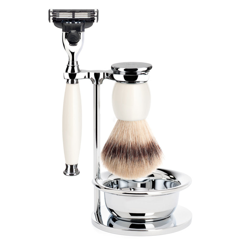 Shaving Set 4-Piece Sophist - Porcelain Mach3