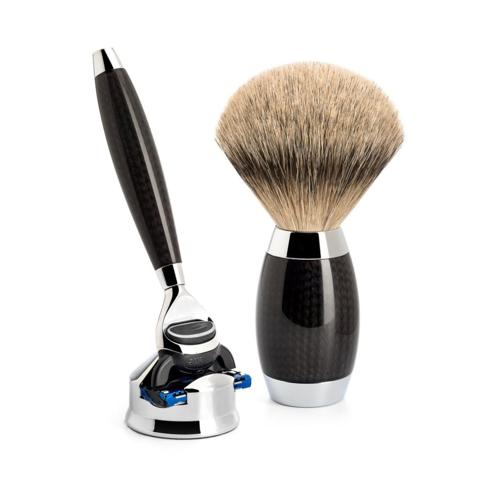 Mühle Shaving Set Carbon - Fusion® & Dashaar