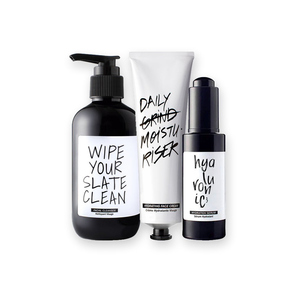 Skincare Routine bundel – Facial Cleanser, Hydrating Face Cream & Hydration Serum