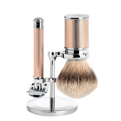 Afbeelding van Shaving Set Traditional - Safety razor - Rosegold