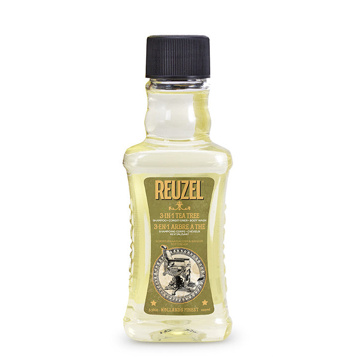 Reuzel 3-in-1 Tea Tree Shampoo, Conditioner & Body Wash 