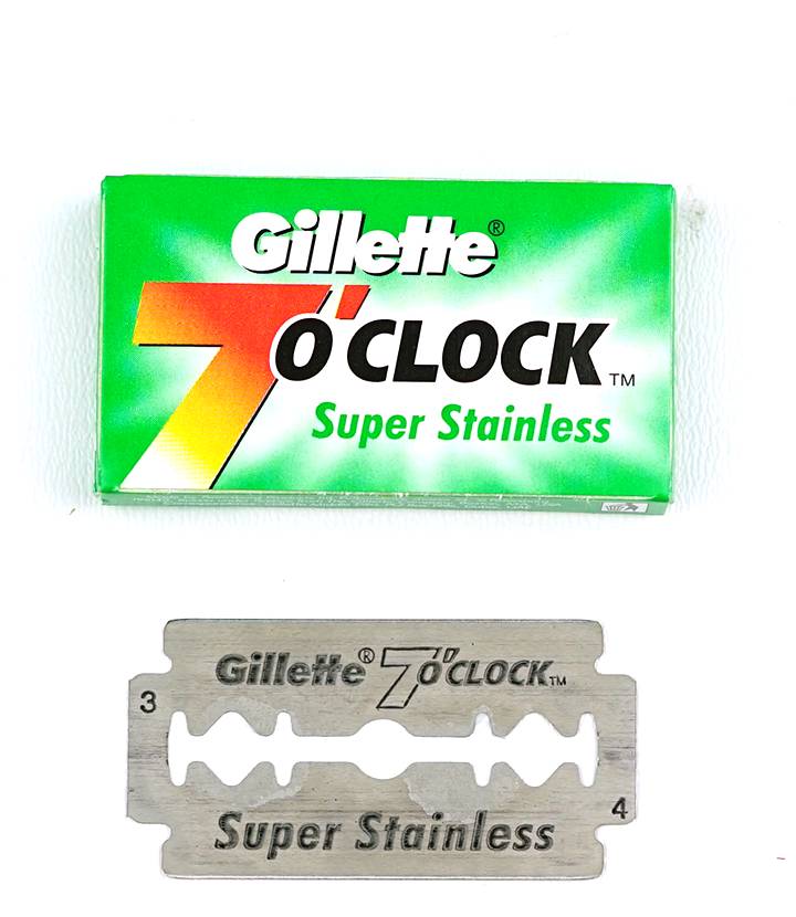 Gillette 7 O'clock Super Stainless Double Edge Blades 5 stuks