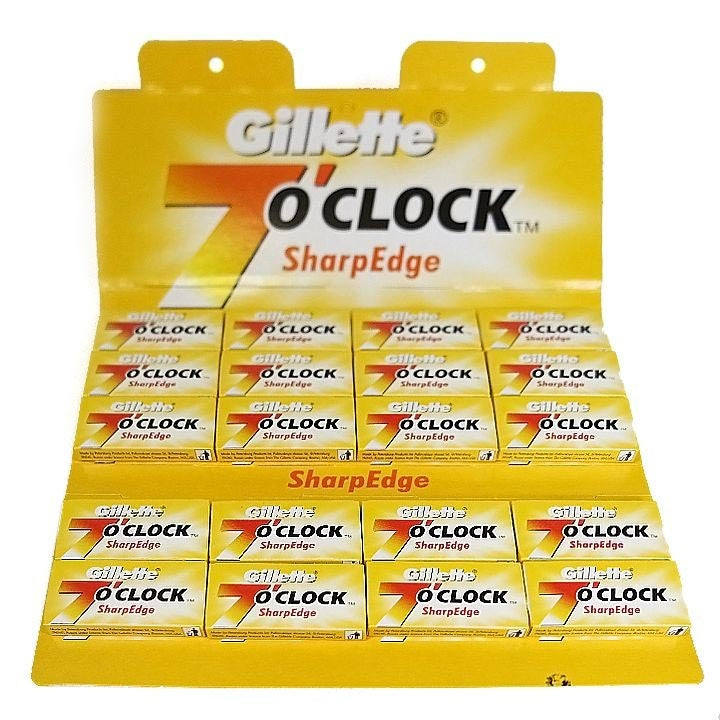 Gillette 7 O'clock Sharp Edge Double Edge Blades 100 stuks