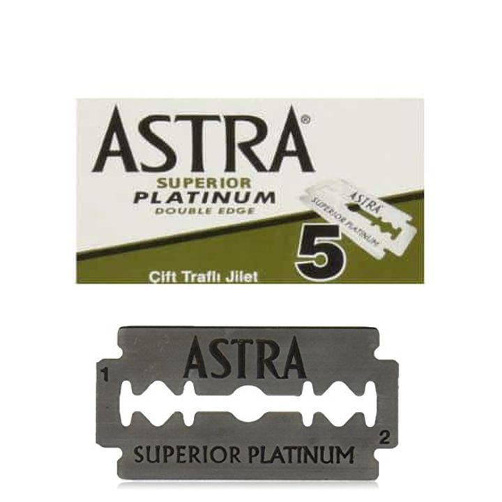 Astra Superior Platinum Double Edge Blades 5 stuks