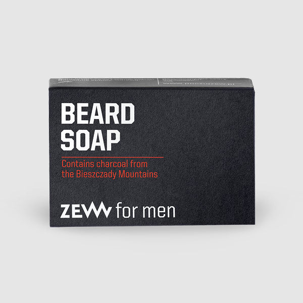 ZEW For Men Beard Charcoal Soap Bar 