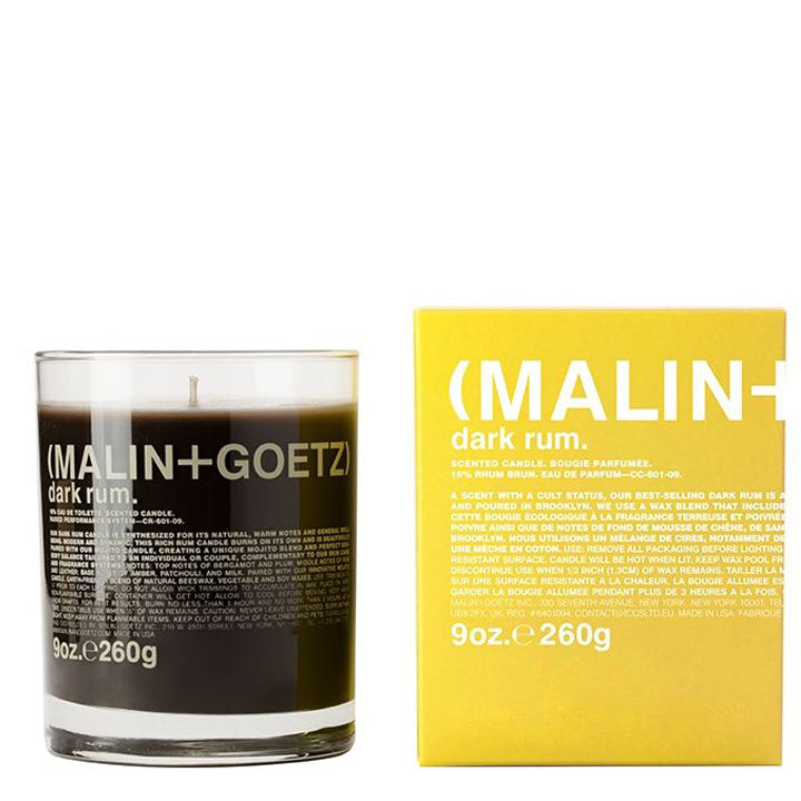 Malin+Goetz Geurkaars - Dark Rum 260 g