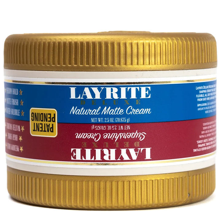 Layrite Dual Chamber - Natural Matte & Supershine Cream 