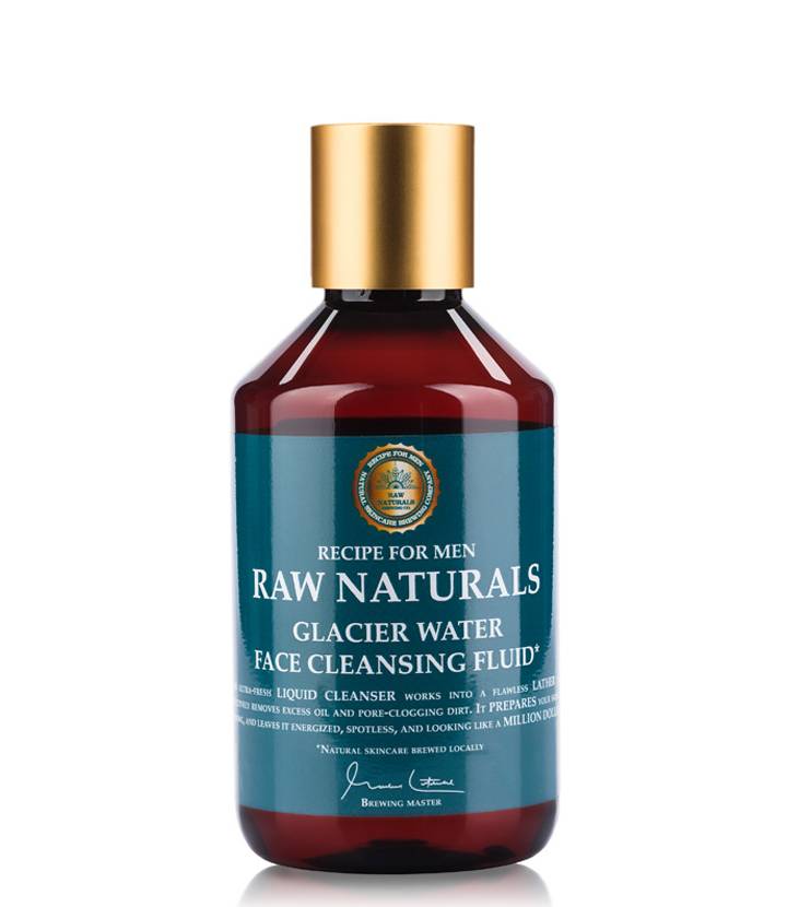 RAW Naturals Glacier Water Face Cleansing Fluid 