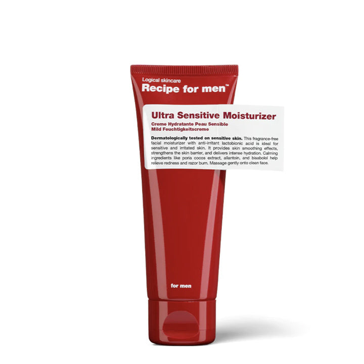 Recipe for Men Ultra Sensitive Moisturizer