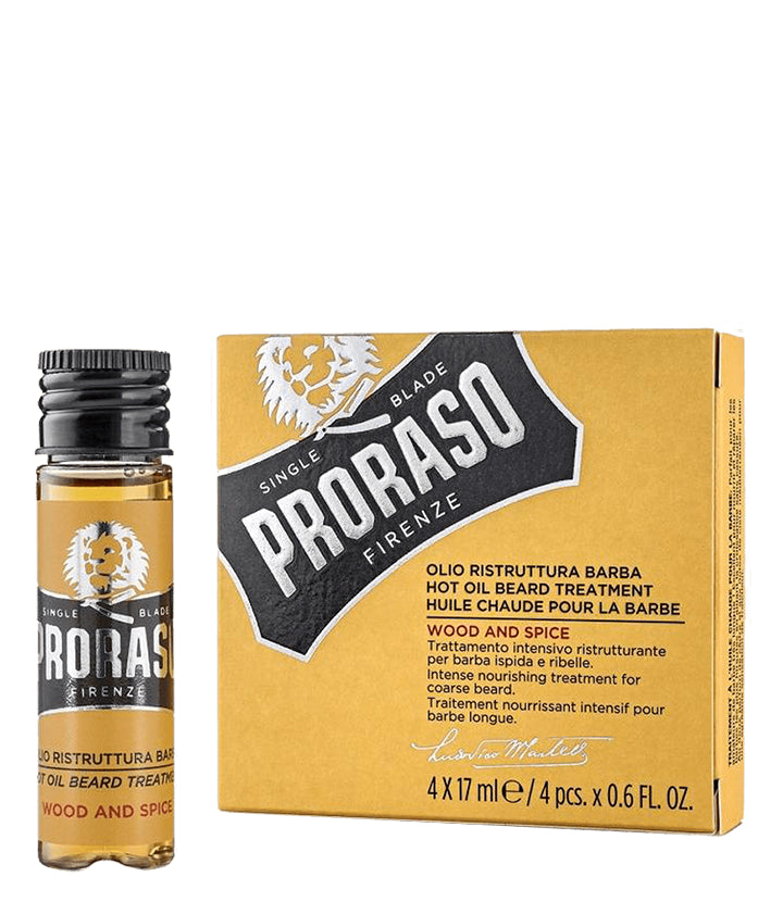 Proraso Hot Oil Beard Treatment - Wood & Spice 
