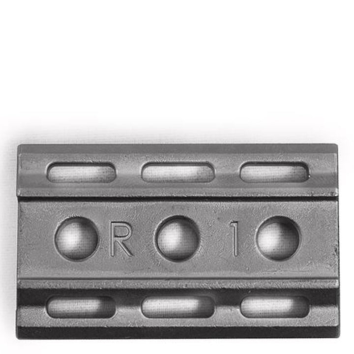 Image of product Safety Razor 6S - 1/3 Base Plate - Matte Stainless Steel