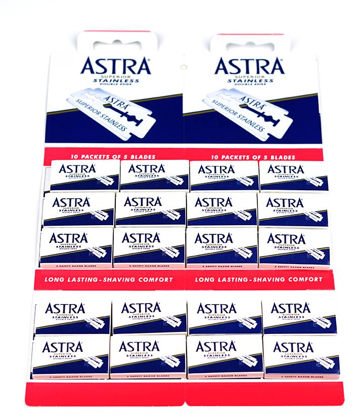Astra Superior Stainless Double Edge Blades - 100 stuks