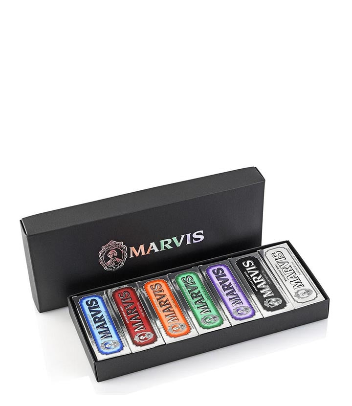 Marvis Tandpasta Giftset - Black Box Flavour Collection 