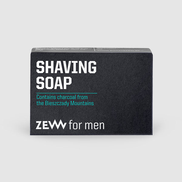 ZEW For Men Shaving Charcoal Soap Bar 