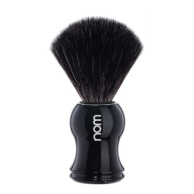 Afbeelding van Shaving Brush Gustav – Black – Black Fibre