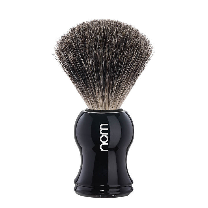 Image of product Shaving Brush Gustav - Black - Pure Badger