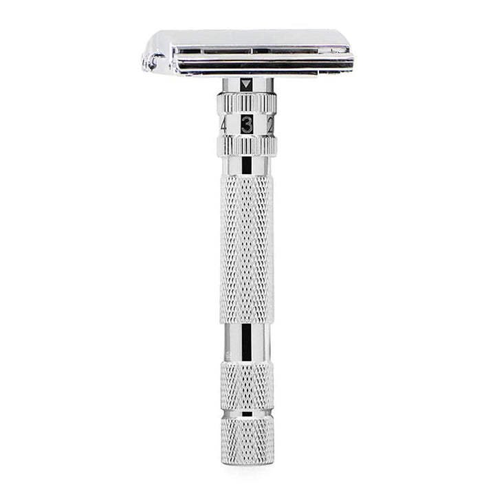 Rockwell Razors Safety Razor Model T2 White Chrome