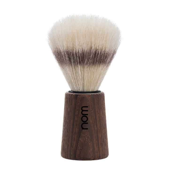 Image of product Shaving Brush Theo - Dark Ash Wood - Pure Bristle